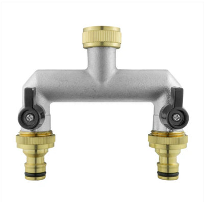 Wall Flange Kit 20mm MDPE - Double Tap with Triple Outlet