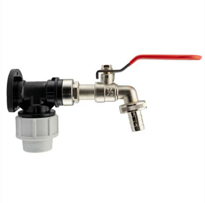 Wall Flange Kit 20mm MDPE - Lever Tap 1/2