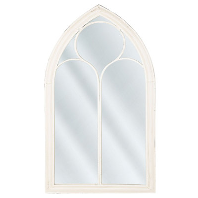 Wall Mirror 113 cm White TRELLY