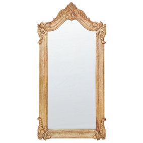 Wall Mirror 123 cm Light Wood MABLY