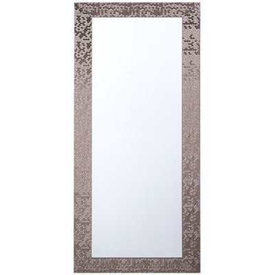 Wall Mirror 130 cm Brown MARANS | DIY at B&Q