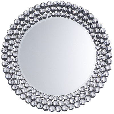 Wall Mirror 70 cm Silver STENAY