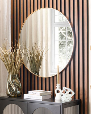 Wall Mirror 80 cm Gold ANNEMASSE