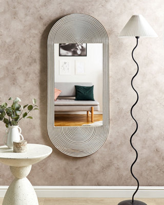 Wall Mirror BRIANT 56 cm 130 cm Wood White