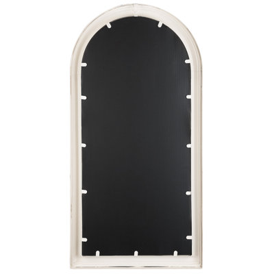Wall Mirror CAMPEL 49 cm 97 cm Metal Cream
