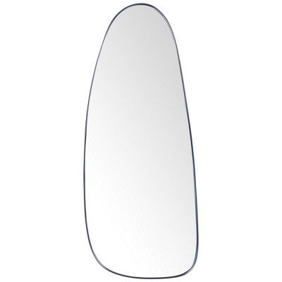 Wall Mirror CERGY 39 cm 95 cm Metal Black