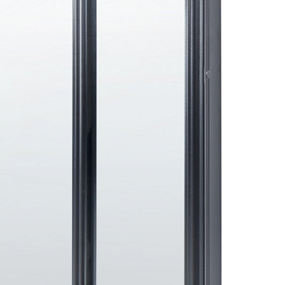 Wall Mirror CROSSES 60 cm 170 cm Metal Black