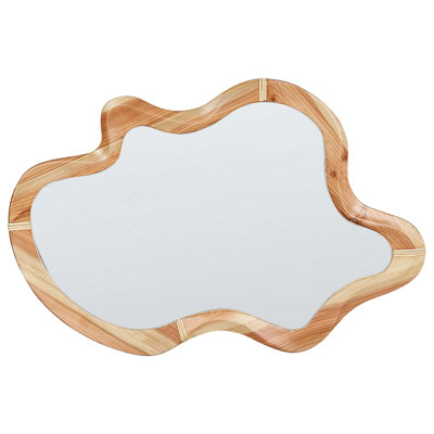 Wall Mirror DREVANT 49 cm 89 cm Wood Natural