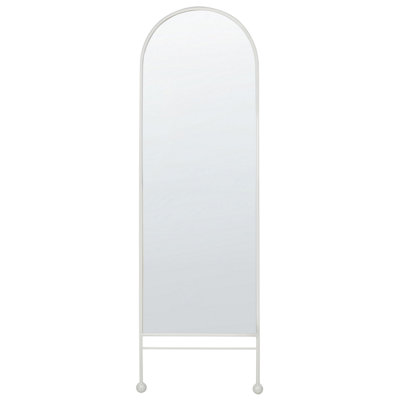 Wall Mirror JARNAGES 45 cm 145 cm Metal White
