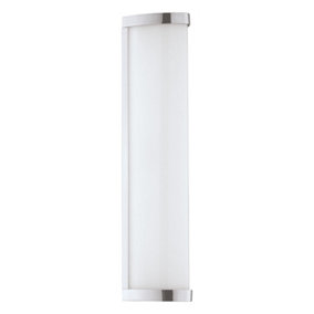 Wall/Mirror Light Colour Chrome Shade White Plastic Bulb LED 8.3W Included