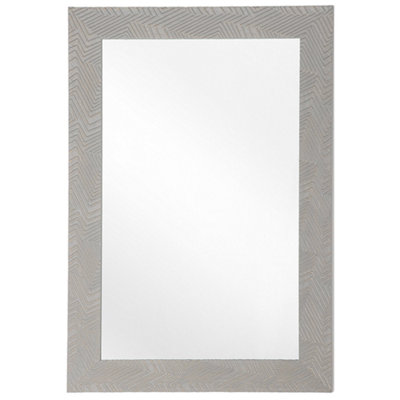 Wall Mirror NEVEZ 60 cm 91 cm Grey