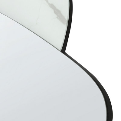 Wall Mirror PANNES 80 cm 117 cm Light Blue
