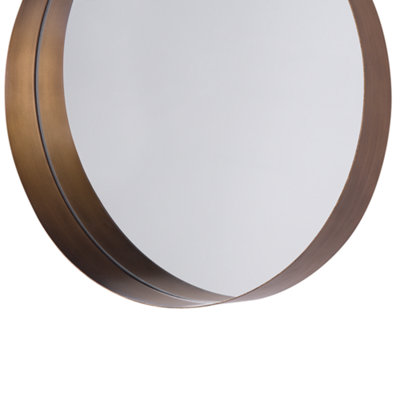 Wall Mirror PINEY 40 cm 40 cm Metal Copper