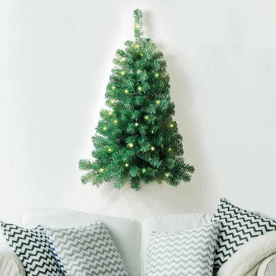 Wall Mount Christmas Tree with LED Lights Price Comparisons | Compare The Build
