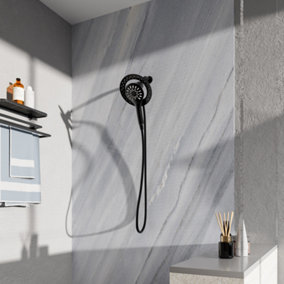 Wall-mount Magnetic Handheld Head Bathroom Mixer Shower Set