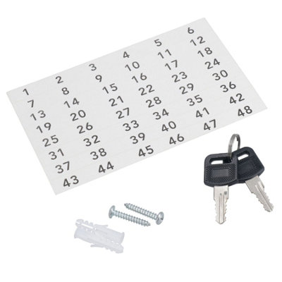 Wall Mountable Key Storage Security Safety Box Cabinet Secure Lock For ...