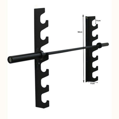WALL MOUNTED BARBELL GUN STORAGE RACK