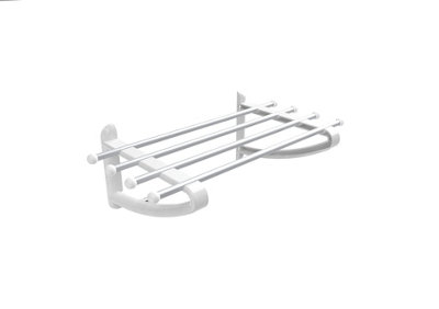 Wall Mounted Bathroom Towel Rack Storage Holder Price Comparisons | Compare The Build