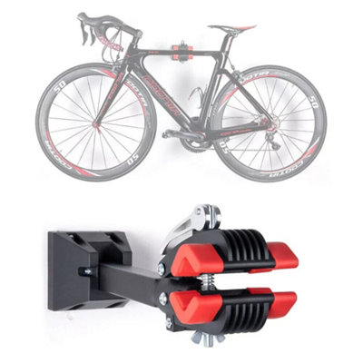 Wall Mounted Bike Repair Stand Bicycle Maintenance Rack with Adjustable Clamp,Sturdy Steel Construction for Home Garage & Workshop