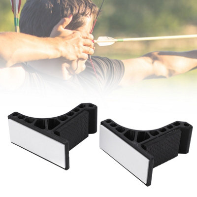 Wall-Mounted Bow Display Rack with Self-Adhesive Back for Recurve and ...
