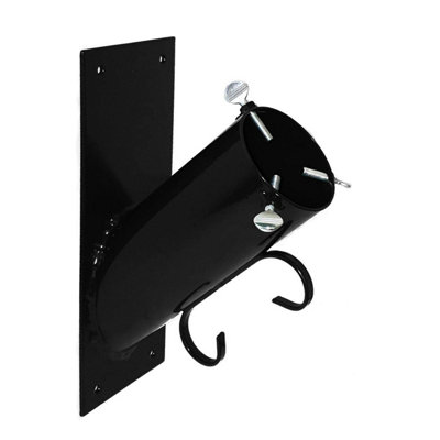 Wall Mounted Christmas Tree Stand with Hanging Hook Black DIY at B&Q