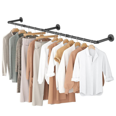 Wall Mounted Clothes Rack,184cm (1 Pack)