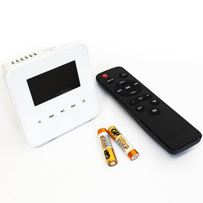 Wall Mounted Compact Bluetooth Amplifier - Stereo Hi-Fi Music System