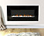 Wall Mounted Electric Fire Black
