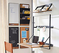 Wall-Mounted Foldable Computer Desk for Office and Laptop Use