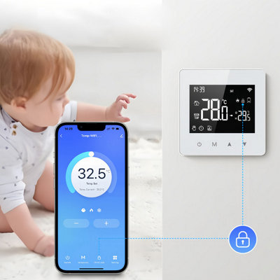 GRADE A2 - Ultraslim Paintable 550 Watt WiFi Wall Mountable Panel