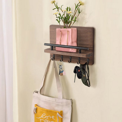 Decor Diy Key Holder With Shelf Diy Key Rack With Shelf Key Holder
