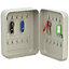 Wall Mounted Locking Mini Key Cabinet Safe - 20 Key Capacity - 160 x 200 x 80mm