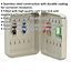 Wall Mounted Locking Mini Key Cabinet Safe - 20 Key Capacity - 160 x 200 x 80mm