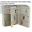 Wall Mounted Locking Mini Key Cabinet Safe - 93 Key Capacity - 240 x 300 x 80mm