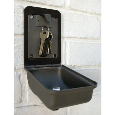 Wall Mounted Mini Combination Key Safe Cabinet - Steel Box - 100 x 145 x 60mm
