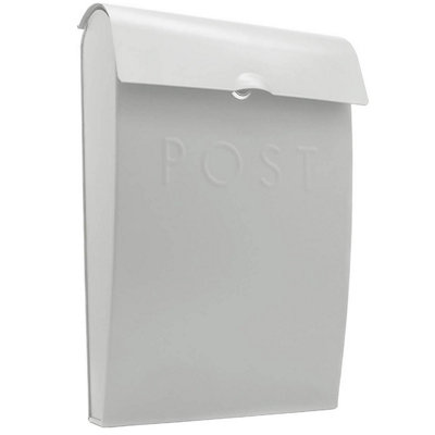 Wall Mounted Post Box in White