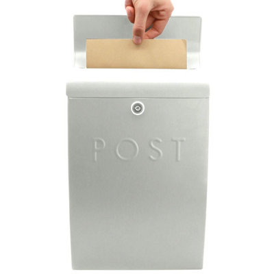 Wall Mounted Post Box in White - 5
