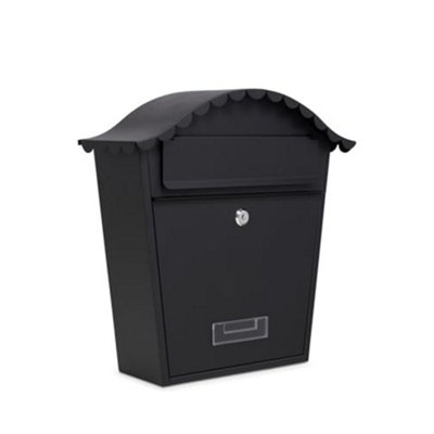 Wall Mounted Post Box, Lockable Mailbox with 2 Keys, Weatherproof ...