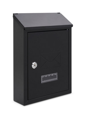 Wall Mounted Post Box, Lockable Mailbox with 2 Keys, Weatherproof ...