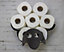 Wall Mounted Sheep Toilet Roll Holder