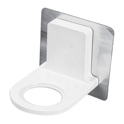 Wall-Mounted Shower Gel Holder with Strong Adhesive-Punch-Free Hook for Liquid Soap