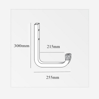 Wall Mounted Storage Hooks for Garage Heavy Duty Tool Hooks 40kg Load Capacity Wall Hooks Pack of 2