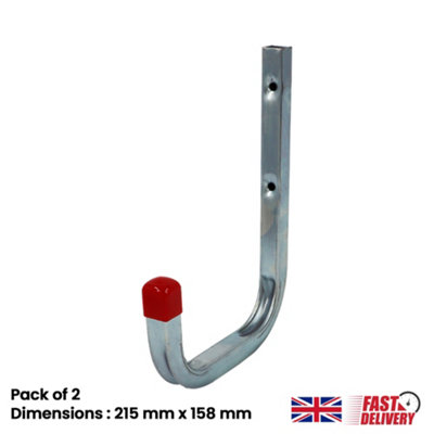 Wall Mounted Storage Hooks for Garage Heavy Duty Tool Hooks 85kg