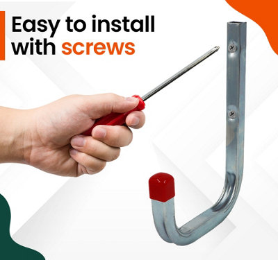 ENUODA Strong Agnetic Hooks Heavy Duty 4 Pack Agnet Garage Hook Heavy - View #2