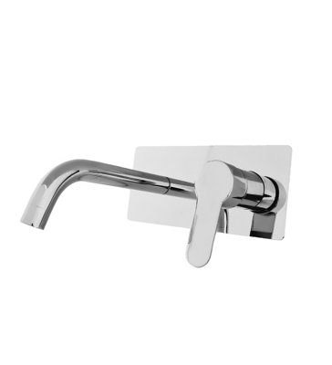 Wall Mounted Tap Waterfall Basin Sink Mixer Tap Bathroom Basin Tap