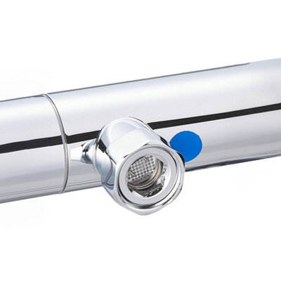 Wall-mounted Thermostatic Shower Mixer with Safety Temperature Lock