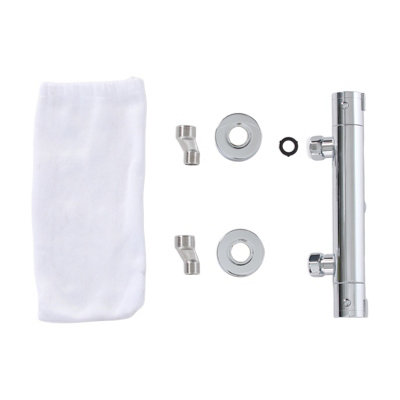 Wall-mounted Thermostatic Shower Mixer with Safety Temperature Lock