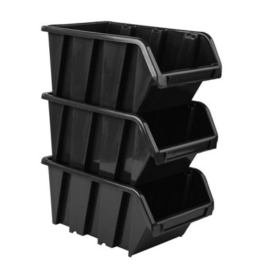 WALL MOUNTED TOOL PEG BOARD SET GARAGE STORAGE BINS WORKSHOP RACK SHED ORGANISER Model 38 - 6