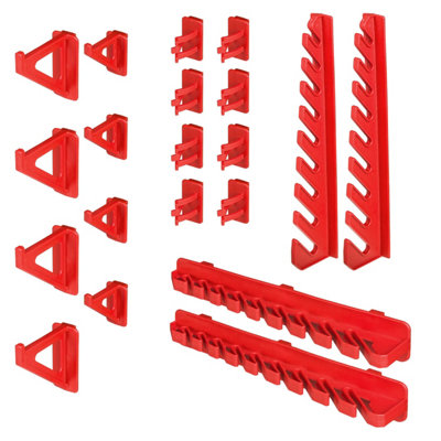 WALL MOUNTED TOOL PEG BOARD SET GARAGE STORAGE BINS WORKSHOP RACK SHED ORGANISER Model 40 - 5