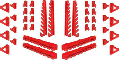 WALL MOUNTED TOOL PEG BOARD SET GARAGE STORAGE BINS WORKSHOP RACK SHED ORGANISER Model 8 - 5